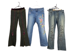 Y2k stylish jeans mix - 10 pcs - 18/10/24