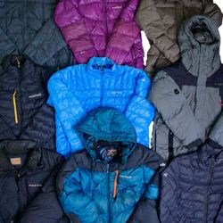 Montbell puffer Jackets 10 Pieces