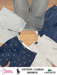 Polo RL and Lacoste Cotton Shorts