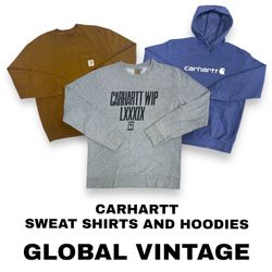 Carhartt Sweat Shirts And Hoodies - 8 Pieces