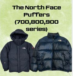 The North Face Puffers (700,800,900 series)