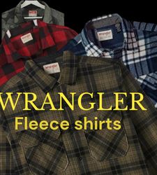 Chemises en flanelle Wrangler 15 pièces