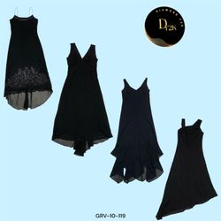 Midnight Dreams: Y2K Black Dresses Collection (GRV..