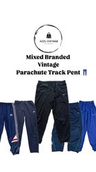 Mixed Branded Vintage Parachute Track Pants