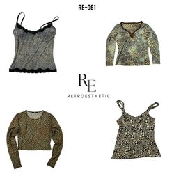 Y2K Animal Print Tops (RE-061)