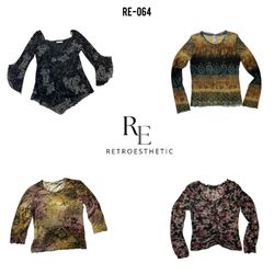 Y2K Earthy Tone Tops (RE-064)