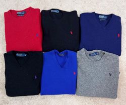 #VV47 Ralph Lauren Pulls en Laine 30 PCS