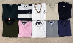 #VV51 Lacoste & Tommy Hilfiger Sweaters ..