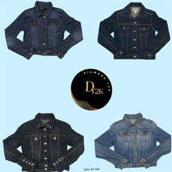 Y2K Vintage Jeansjacke – Klassische Rückblicke Vib..