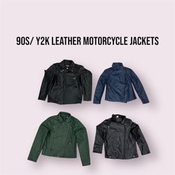 90S/ Y2K LEATHER MOTORCYCLE JACKETS