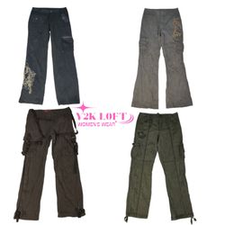 Pantalons cargo rétro chic 20 pièces