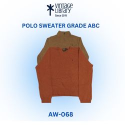 Polo pull à col zippé quart Ralph Lauren 62 pièces