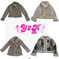 Y2K Boho Chic Afghan Short Coats