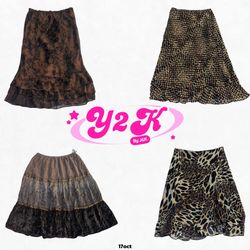 Y2K London Grunge Skirts