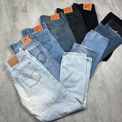 Levis Jeans Baggy/straight all models and all colo..