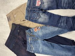 True Religion Jeans Baggy et Jeans Y2K 8 pièces