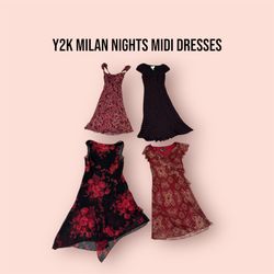 Y2K MILAN NIGHTS MIDI DRESSES