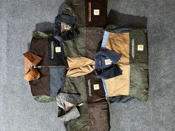 Vêtements en patchwork relookés Carhartt vintage -..