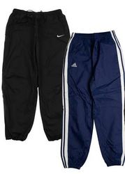 Nike and adidas track pants