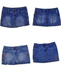 Y2K Denim Mini Skirts