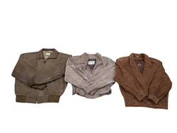 Suede Bomber Style Jackets - 9 pcs - 22/10/24