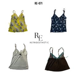 Y2K Mix Cami Tops (RE-071)