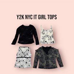 Y2K NYC IT GIRL TOPS