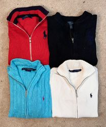 #VV60 Ralph Lauren Full Zip Sweater 20 Stück