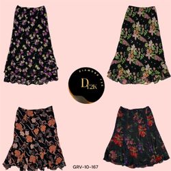 Effortless Chic: Y2K Floral Poly Skirts for Day & ..