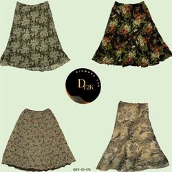 Y2K Earth Goddess Poly Skirt Collection (GRV-10-17..