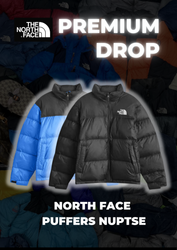 The north face puffers nuptse- 5 pieces