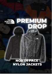 The north face nylon jackets -25 pieces