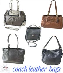 Leather Coach Bags