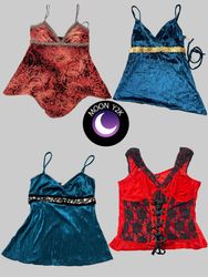 Tops en Velours Y2k Pretty Girl (A-68)