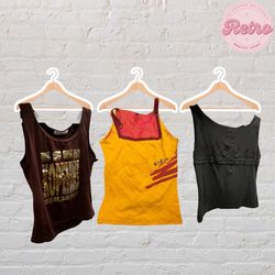 Vintage Sleeveless Tops: 16 Pieces