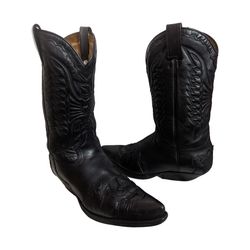 MV94# Vintage Cowboy Boots