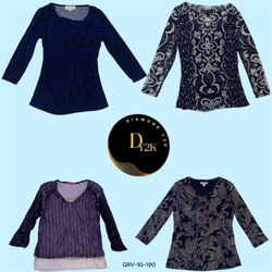 Elegant Lace Detail Blouse (GRV-10-190)