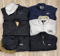 Branded Alpha Industries Jackets - 10 Pieces