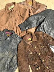 Vintage Leather Jacket 10 pieces