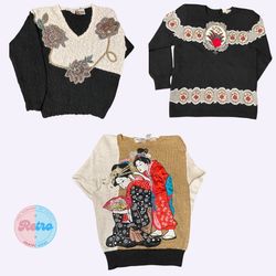 Vintage Artisan Knits-Unique Sweater Collection: 5..