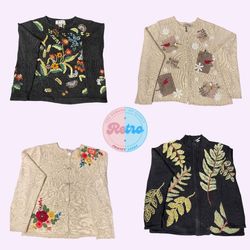 Petal Perfect Floral Vintage Y2K Knit Mix: 10 Piec..