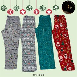 Vintage Christmas Cheer Trousers – Festive Retro V..