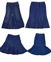 Jupes maxi en denim Y2K