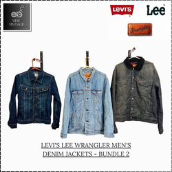 VESTES EN DENIM POUR HOMMES LEVI'S LEE WRANGLER - ..