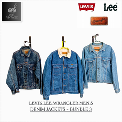 VESTES EN DENIM POUR HOMMES LEVI'S LEE WRANGLER - ..