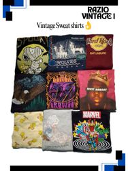 Sweat-shirts imprimés vintage (23 pièces)