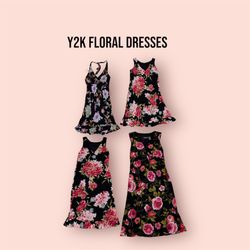 Y2K FLORAL DRESSES