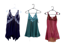 Aesthetic multicolor Lace & mesh Tops - 20 pcs - 2..