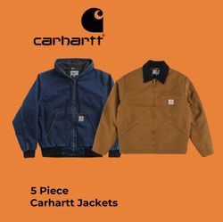 Carhartt Jackets - 5 Pcs