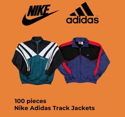 Nike Adidas Track Jackets - 100 pcs